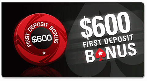Get 100% up to $600 at pokerstars.com